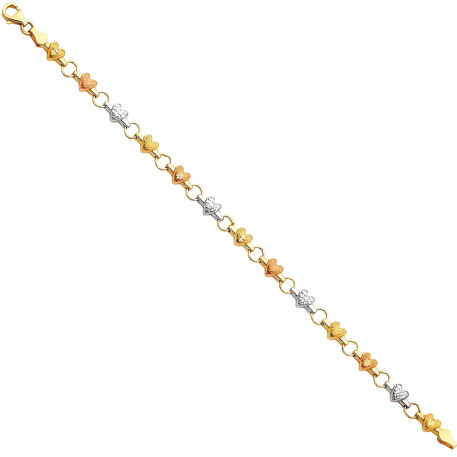 14K 3C LIT ENAMEL BRACE FOR KID/JUNIOR
