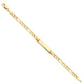14KY 100 FIG 3+1 BABY ID BRACELET