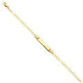 14KY 060 FIG 3+1 BABY ID BRACELET