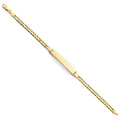 14KY 120 CUBAN ID BRACELET