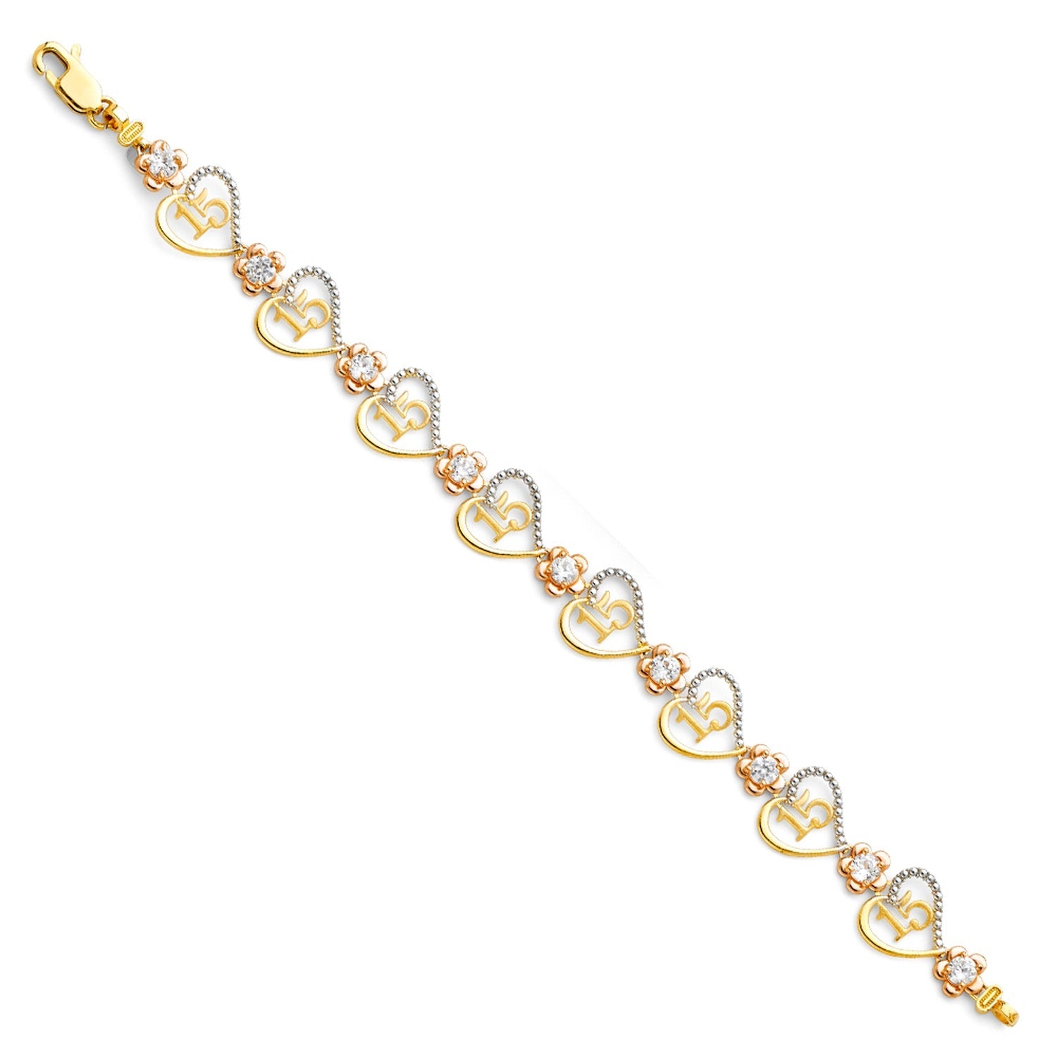 14K 3C 15YEARS BRACELET