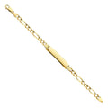 14KY FIGARO 3+1 150 ID BRACELET