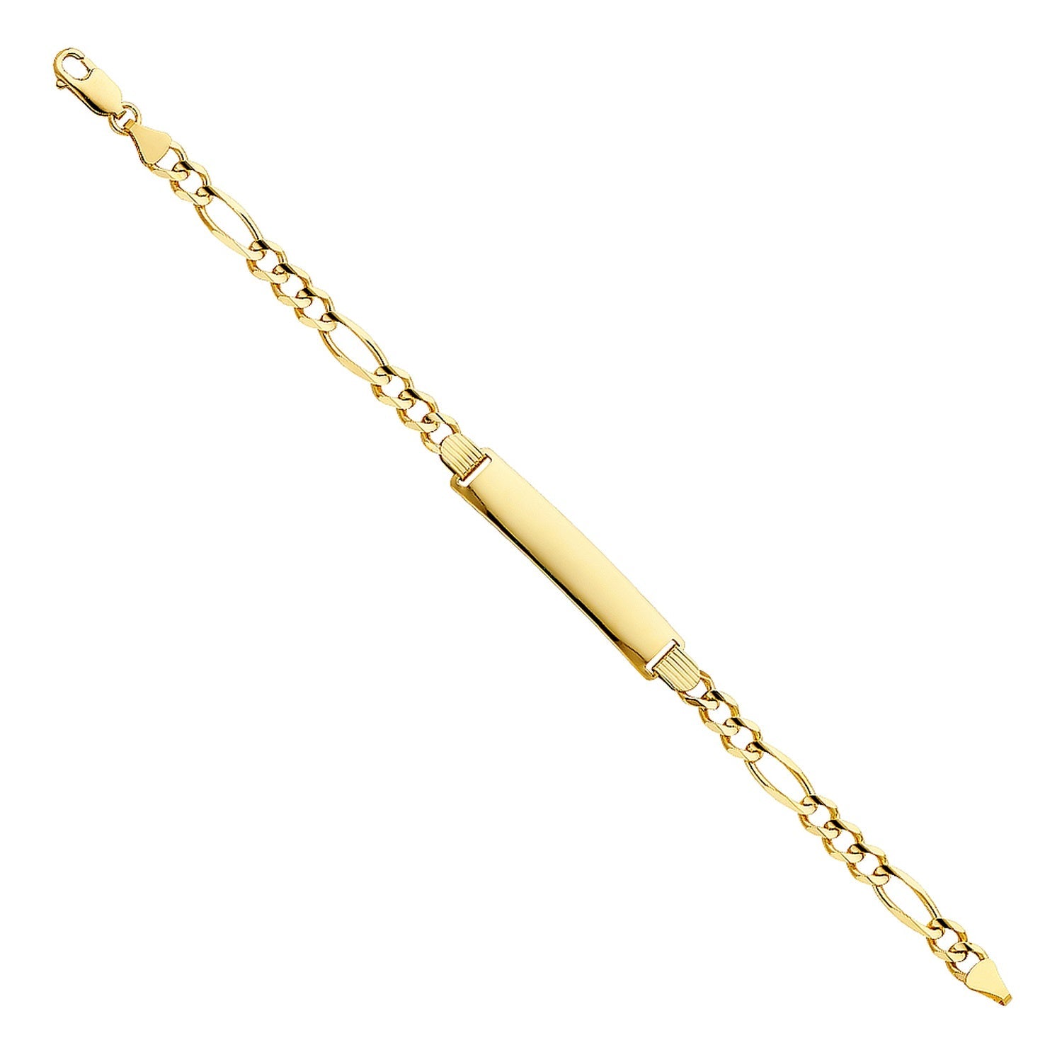 14KY FIGARO 3+1 150 ID BRACELET