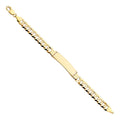 14KY CUBAN 250 ID BRACELET