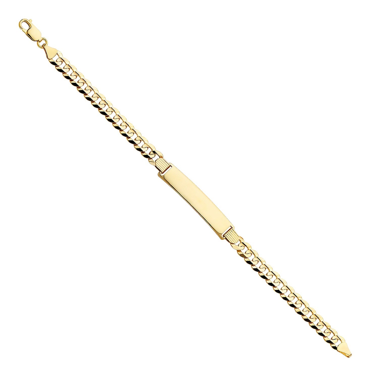 14KY CUBAN 180 ID BRACELET