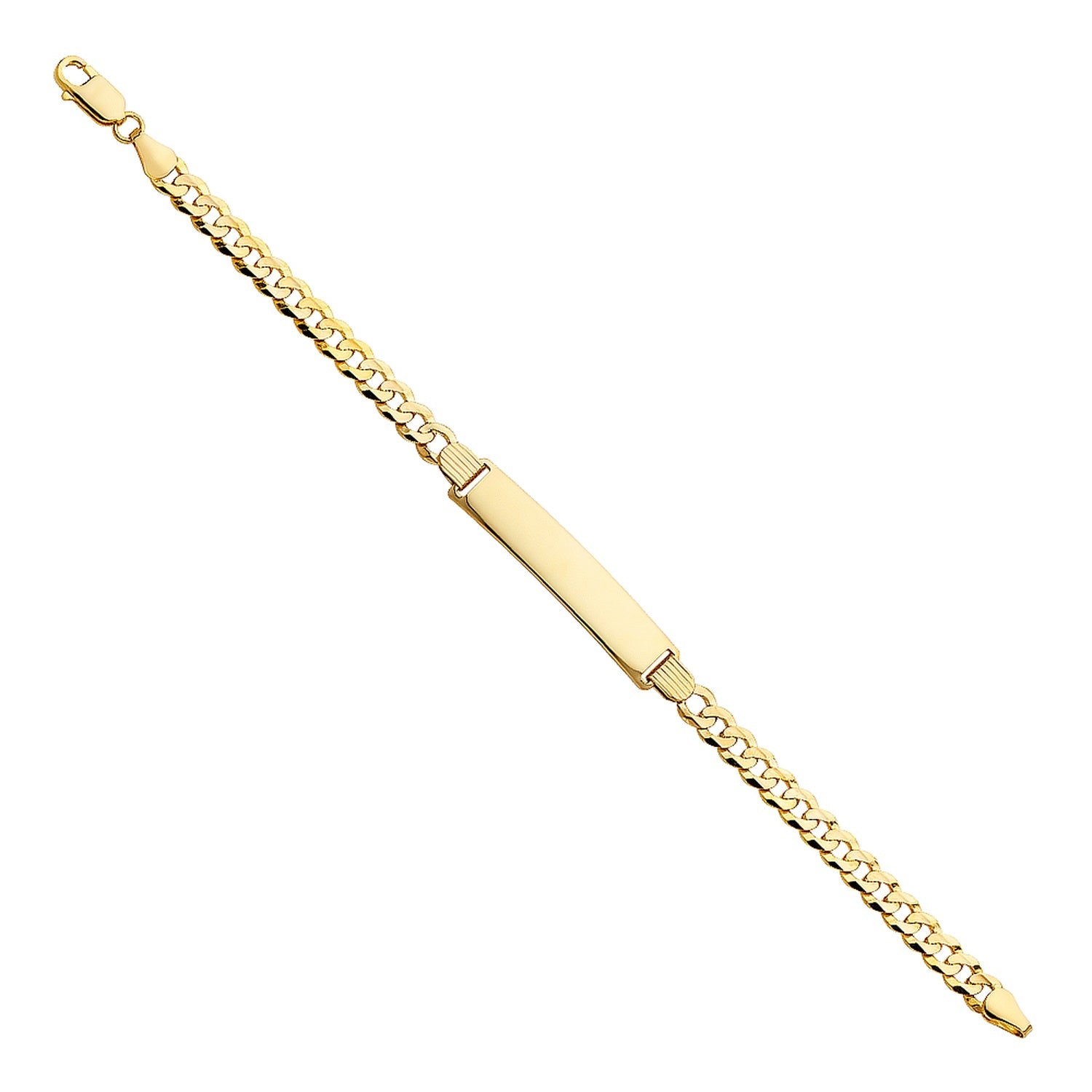 14KY CUBAN 150 ID BRACELET