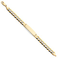 14K CUBAN 250 WP ID BRACELET