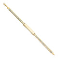 14K CUBAN 150 WP ID BRACELET