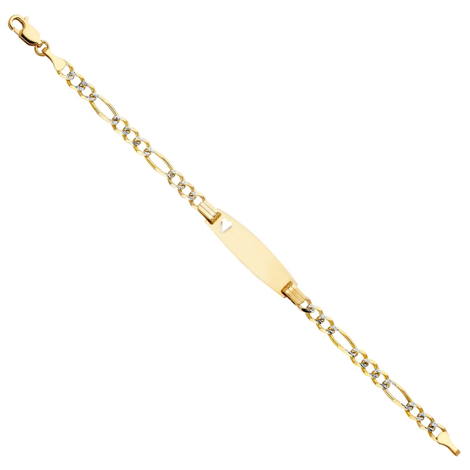 14K FIG 3+1 100 WP OVAL BABY ID BR