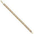 14K 3C STAMPATO BRACELET