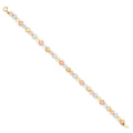 14K 3C STAMP DC BRACELET