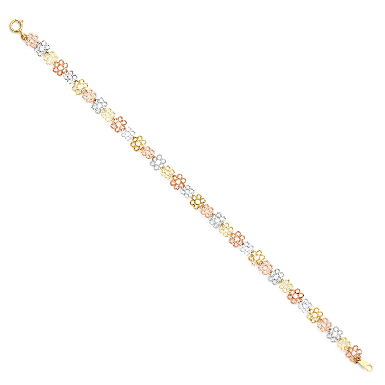 14K 3C STAMP DC BRACELET