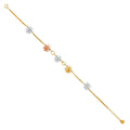 14K 3C STAMP DC CHAIN BR