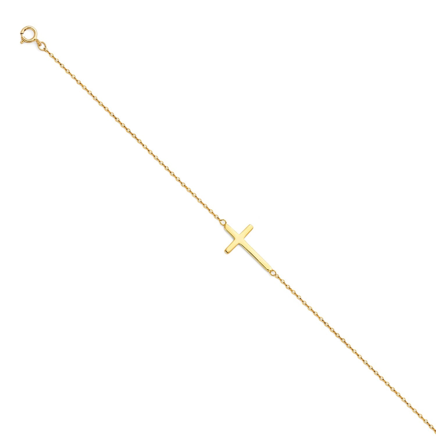 14KY LIGHT CHAIN BRACELET