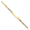 14K 3C GUADALUPE ID BRACELET
