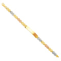 14K 3C HRT LINK B-FLY B-ID BRACELET