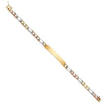 14K 3C NUG FIG LIT LINK ID BRACE