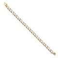 14K 3C NUGGET CUBAN LINK BRACE