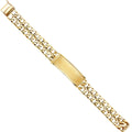 14KY 2L CUBAN LINK F-ID BRACE