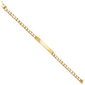 14KY LIT NUG CUBAN LINK ID BRACE