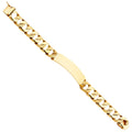 14KY NUG CUBAN LINK ID BRACE
