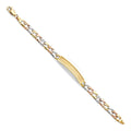 14K 3C LIT NUG FIG LINK F-BABY ID BR