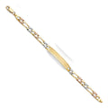 14K 3C LIT NUG CUB LINK F-BABY ID BR