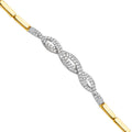 14KY Fancy CZ Bracelet / Set