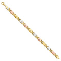 14K 3Color  Stampato Bracelet