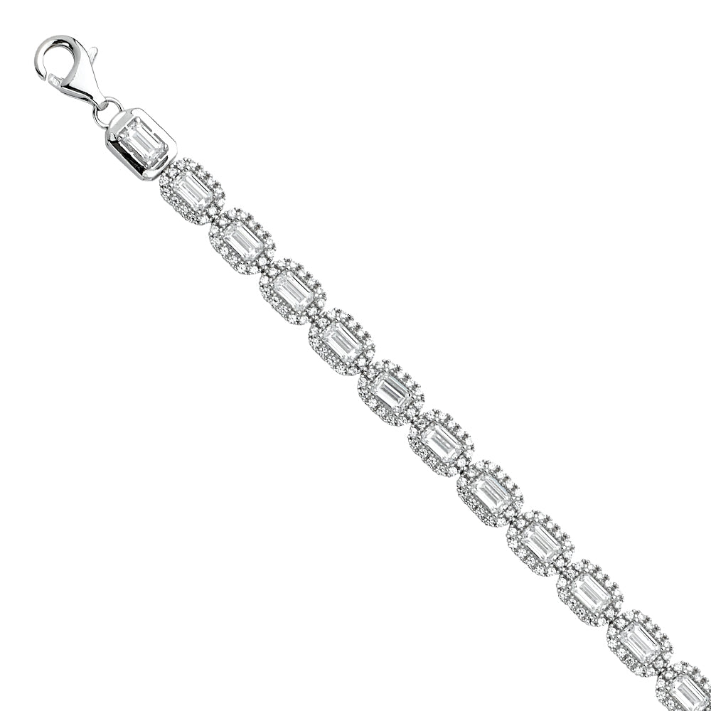 14KW Swarovski CZ Bracelet