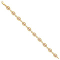 14K 3Color Guadalupe Bracelet