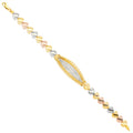 14K 3Color Mama ID Bracelet