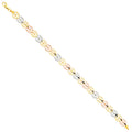 14K 3Color Bracelet