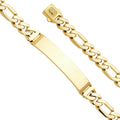 14KY 9.5mm Hol-Figaro Monaco BR w/Plain ID