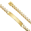14KY 9.5mm Hol-Cuban Monaco BR w/Frame ID