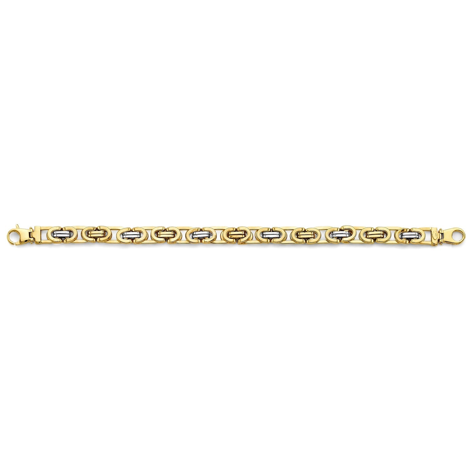 14K 2T Fancy Men's Bracelet