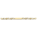 14KY Hollow ID Bracelet