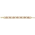 14K 2C Fancy D.C. Ball Bracelet