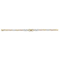 14K 3C Infiniti Bracelet