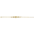 14KY Center Gucci Puff Link Bracelet