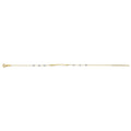 14K 2T Center Thin Bar Bracelet