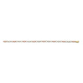 14K 3C Heart Bracelet