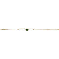 14KY 2 Line Butterfly Bracelet