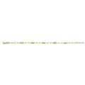 14KY Light Cross/Link Bracelet