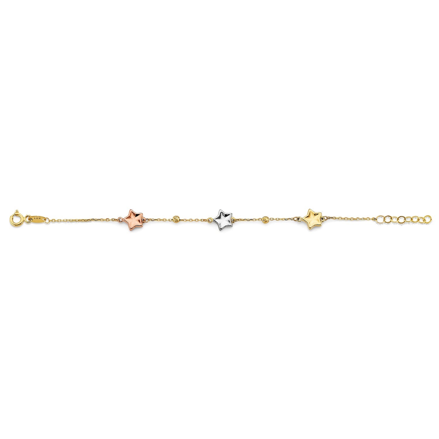 14K 3C Star Baby Bracelet