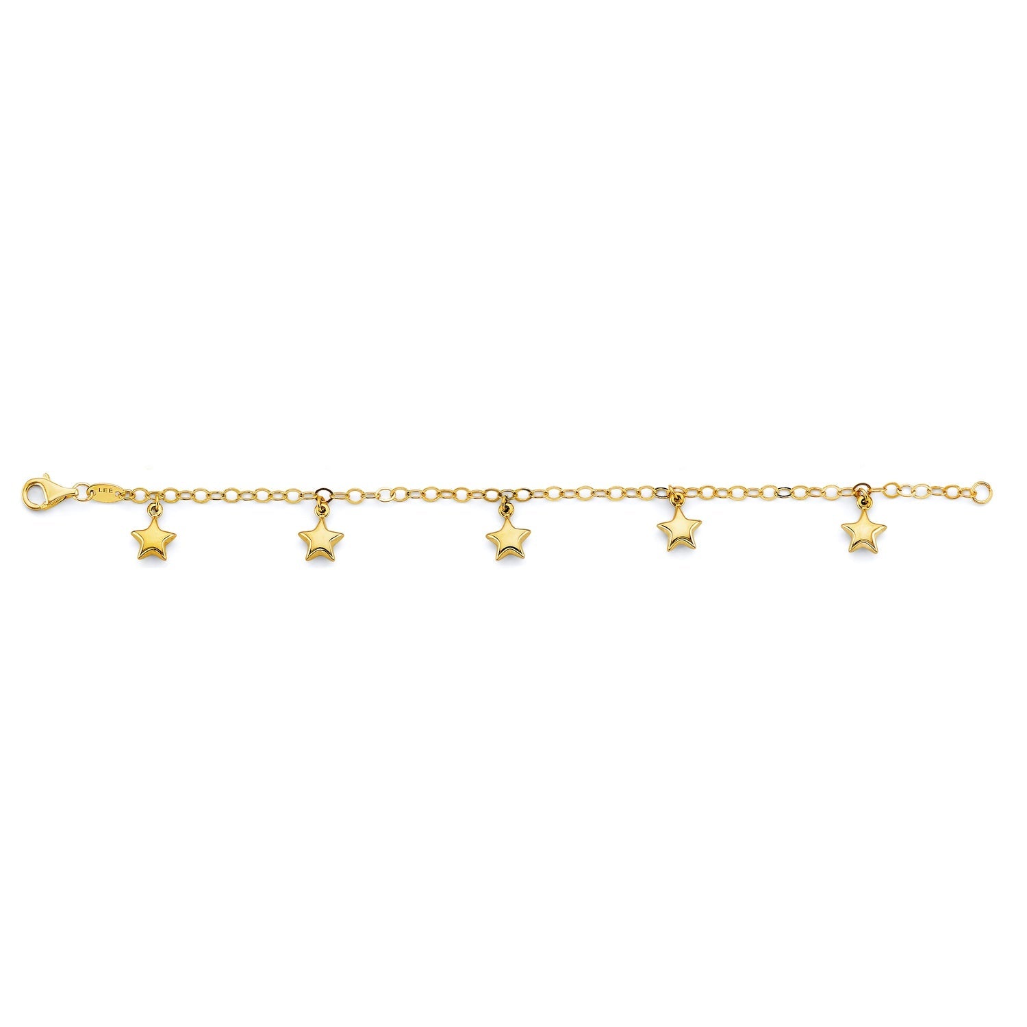 14KY Star Charm Baby Bracelet