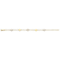 14KY MOP Flower Bracelet