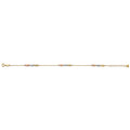 14K 3C Light Anklet (9+1)