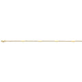 14KY Light Bar Anklet (9+1)