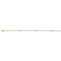 14KY Light Flower Anklet (9+1)